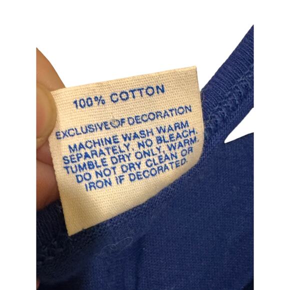 Vintage Mickey Mouse Tank Size M Blue Disney Disneyland Disneyworld Retro‎ - Picture 5 of 7